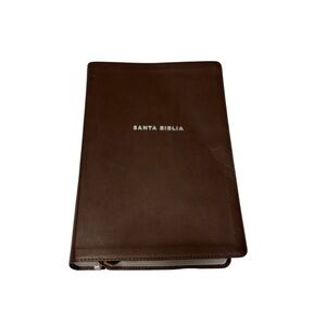 Spanish Bible New International Version 2022 Leathersoft Cover Brown WithTabs